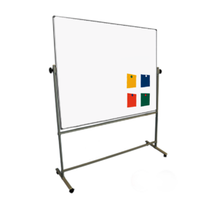 Mobile Revolving Whiteboard on a Stand