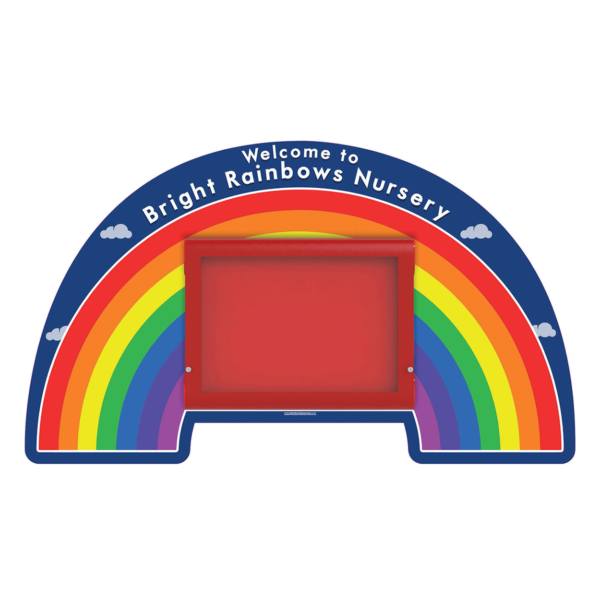 WeatherShield Wall Mounted Rainbow Welcome Sign