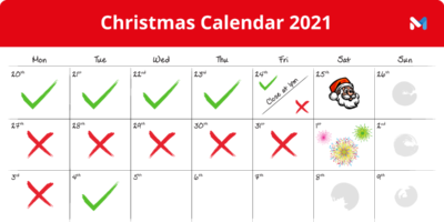 Magiboards Christmas Calendar 2021